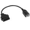 Honda 12V 3 Pin to 16 Pin OBD2 Diagnostic Connector Cable
