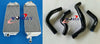 Suzuki DRZ400E Aluminum Radiator & Blue Hose (2005-2007)