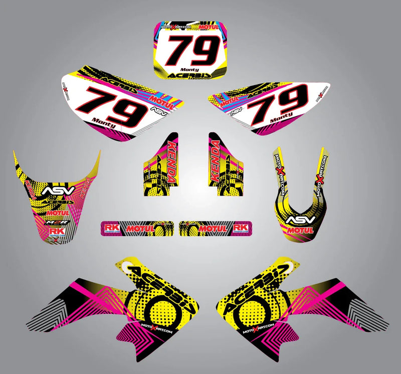 Honda CRF 50 Custom Graphic Kit (2004-2012)