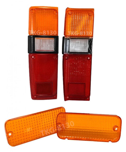 Toyota Hilux RN30 Bumper Light Lens & Tail Light Lens (1979-1983)
