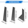 KIA K5 (2021-2023) Carbon Fiber Black 6 Pcs Door Pillar Window Trim