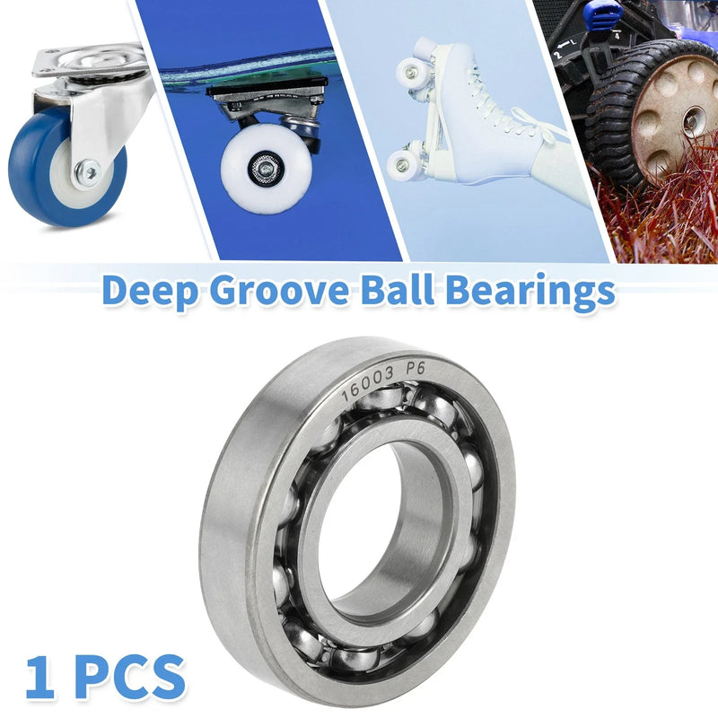 Scooter Skateboard Wheel Deep Groove Ball Bearings 17x35x8mm 1x