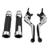 BMW C650GT Silver Extendable Brake Clutch Levers & Handlebar Grips (2012-2018)