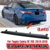 Toyota Camry SE XSE 1x Left Rear Bumper Lower Trim Molding Black (2018–2020)