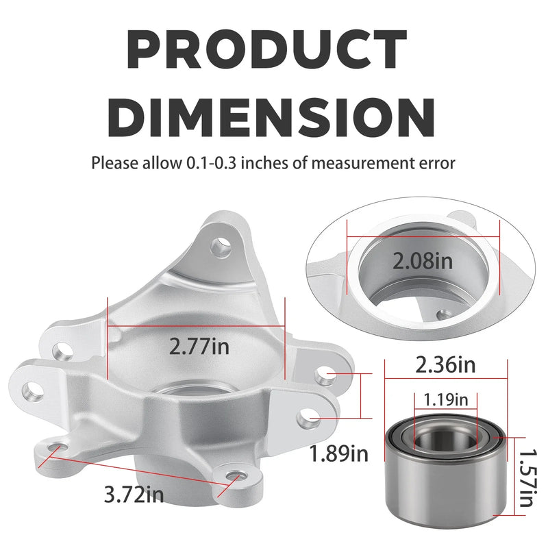 Can-Am Maverick 1000R 2013-2018 Rear Right Side Knuckle w/ Bearing