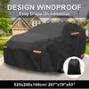 Toyota Sienna Waterproof Car Cover (210D-PU, Black)