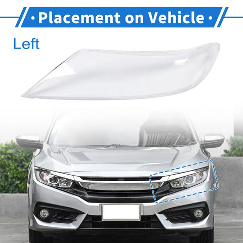 Kia Sorento Front Left Headlight Lens Cover (2009-2012)