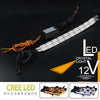 Daytime Running Light 10 x 12V Waterproof Flexible LED Strip Lights