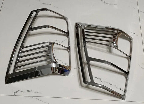 Suzuki Grand Vitara (2006-2013) 2 x Chrome Rear Tail Light Lamp Cover Trim