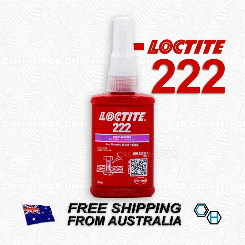 Loctite 222 50ml Low Strength Threadlocker - Fast Delivery Today