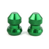 Car Truck Motorcycle Bike Green Universal Tyre Air Valve Caps