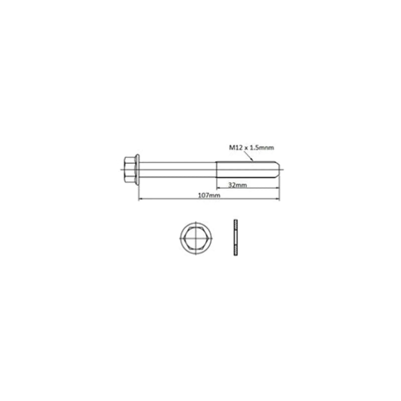 Mazda MX6 GD Engine Cylinder Head Bolt Set 4cyl 2.2L (1987-1991)
