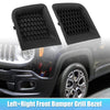 Jeep Renegade Front Lower Bumper Grille Insert Bezel Covers (2015-2023)