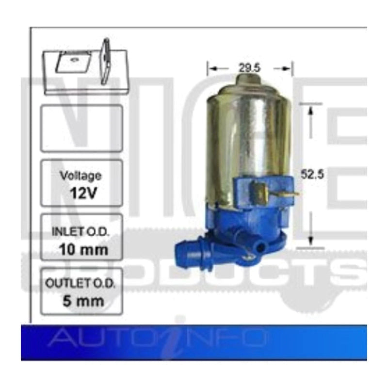 Nissan Datsun 180B 610 Washer Pump (1974-1977)