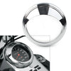 Harley 5" Chrome Bezel Trim Ring Visor Cover