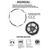 Honda XR650L XR250L Rim Stripes Decals (1991-2021)