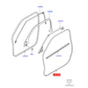 Land Rover LR2 LR3 LR4 Range Rover Sport Evoque Rubber Seal Strip (2006-2019)