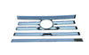 Lexus GX550 3pcs Front Center Grille Molding Cover Trim (2024-2025)