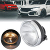 EN125 7" Dia Black Plastic Shell Headlight