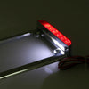 AH 3" Universal Motorcycle License Plate with Rear Brake Light