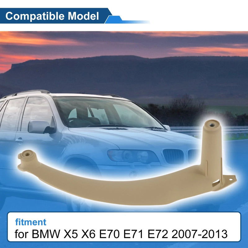 BMW X5 X6 E70 E71 E72 Inner Door Panel Handle Beige (2007-2013)