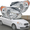 Hyundai Accent MC (2006-2010) | Left & Right Lights 1 Pair Headlamps
