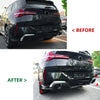 BMW X3 G45 M Sport Rear Bumper Diffuser Lip (2024-2025)