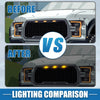 Ford F150 F250 F350 (2015-2023) Amber Clear Lights Grill LED Light Set