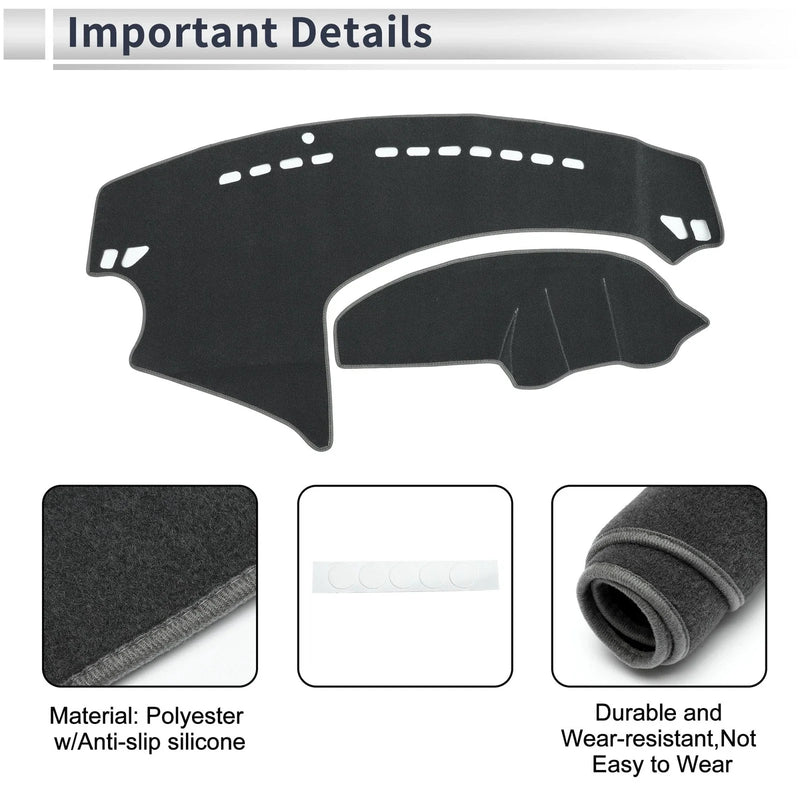 Mazda 3 Axela (2009-2013) Sun Protector Gray Dash Cover Mat