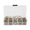 126Pcs 5mm-14mm Spring-Clip Fuel Oil Hose Line Air Tube Clamps Assortment Kit