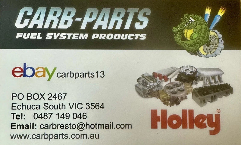 Holley Edelbrock Carter Quadrajet Stromberg 5/16" 90 Degree Fuel Fitting