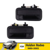 Rear Exterior Door Handle Pair Fits Isuzu TFR Holden Rodeo Ute Truck 1989-2002