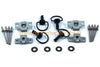 Motorcycle Fairing 4x Dzus Fasteners Black D Anello Quarter Turn