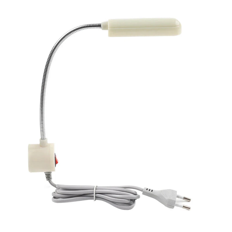 Bernina White LED Sewing Gooseneck Lamp Light with Magnetic Base