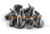 Kawasaki Ninja Suzuki GSX-R GSX 10x Inox Tête de fourche Boulons m6 X 12mm