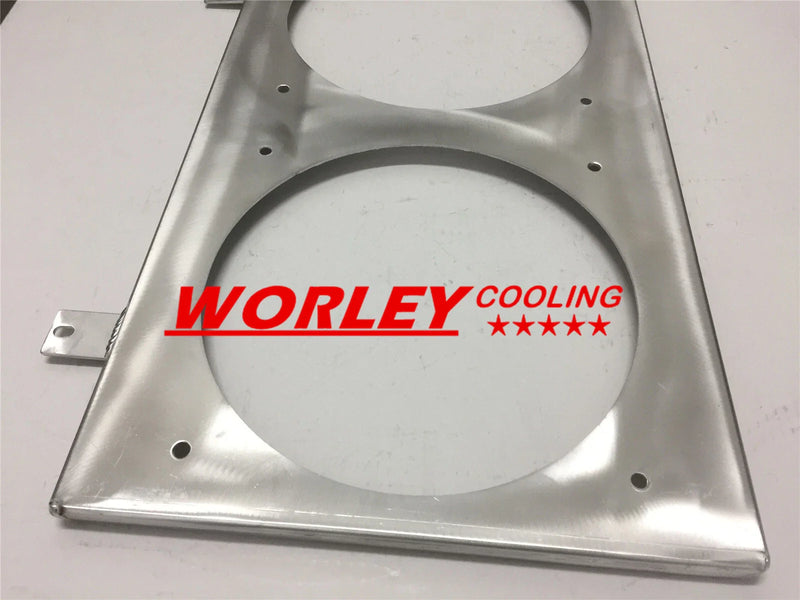 Nissan Skyline R32 12" Aluminum Fan Shroud + 2 x 12V Fans (1989-1994)