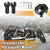 Harley Softail Passenger Foot Peg Footrest Support Mounts Clevis
