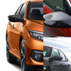 Honda Civic Carbon Fiber Black Door Side Rearview Mirror Covers (2016-2021)