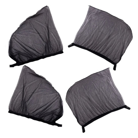 SUV 4pcs Car Side Window Mesh Shades UV Privacy Screen