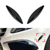 Benz C-Class W205 Front Bumper Lip Splitter Spoiler Canards Black (2015-2018)