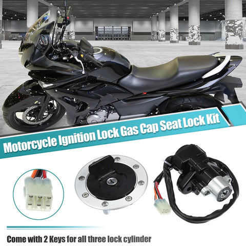 Suzuki GSXR600 Ignition Switch Gas Cap Seat Lock w/ Key