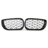 BMW E46 4 Door 2002-2005 Black  Pieces Diamond Front Grille