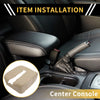 Chevrolet Silverado Center Console Cover Microfiber Leather Beige