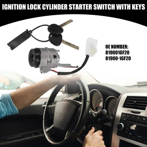 Kia Rio Ignition Switch Door Lock Cylinder w/ Keys (2001-2011)