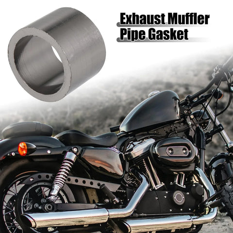 Motorcycle 38mm ID 48mm OD Exhaust Muffler Pipe Gasket Graphite Seal Ring