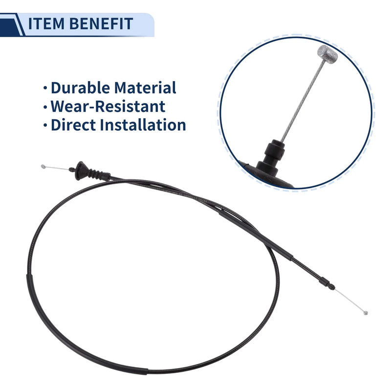 BMW 2 Series 3 Series 4 Series i4 M2 M240 M3 M340 M4 M440 Hood Latch Release Cable
