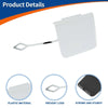 BMW 2 Series F45 Pure White Tow Hook Cover