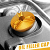 Yamaha YZF-R6 Oil Filler Cap Plug Cover Gold Tone