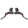 Motorcycle 22mm Black Clutch Brake Levers & Master Cylinder Reservoir