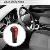 Chevrolet Spark Plastic Red / Black 5-Speed Shift Knob